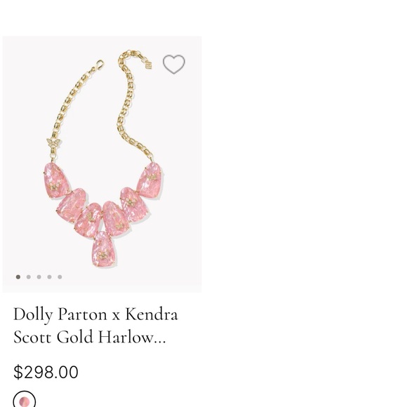 Kendra Scott Harlow Pink Statement Necklace - Picture 5 of 5